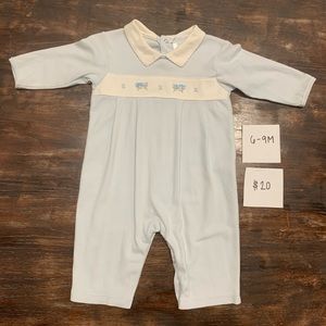 Kissy Kissy Collared Onesie